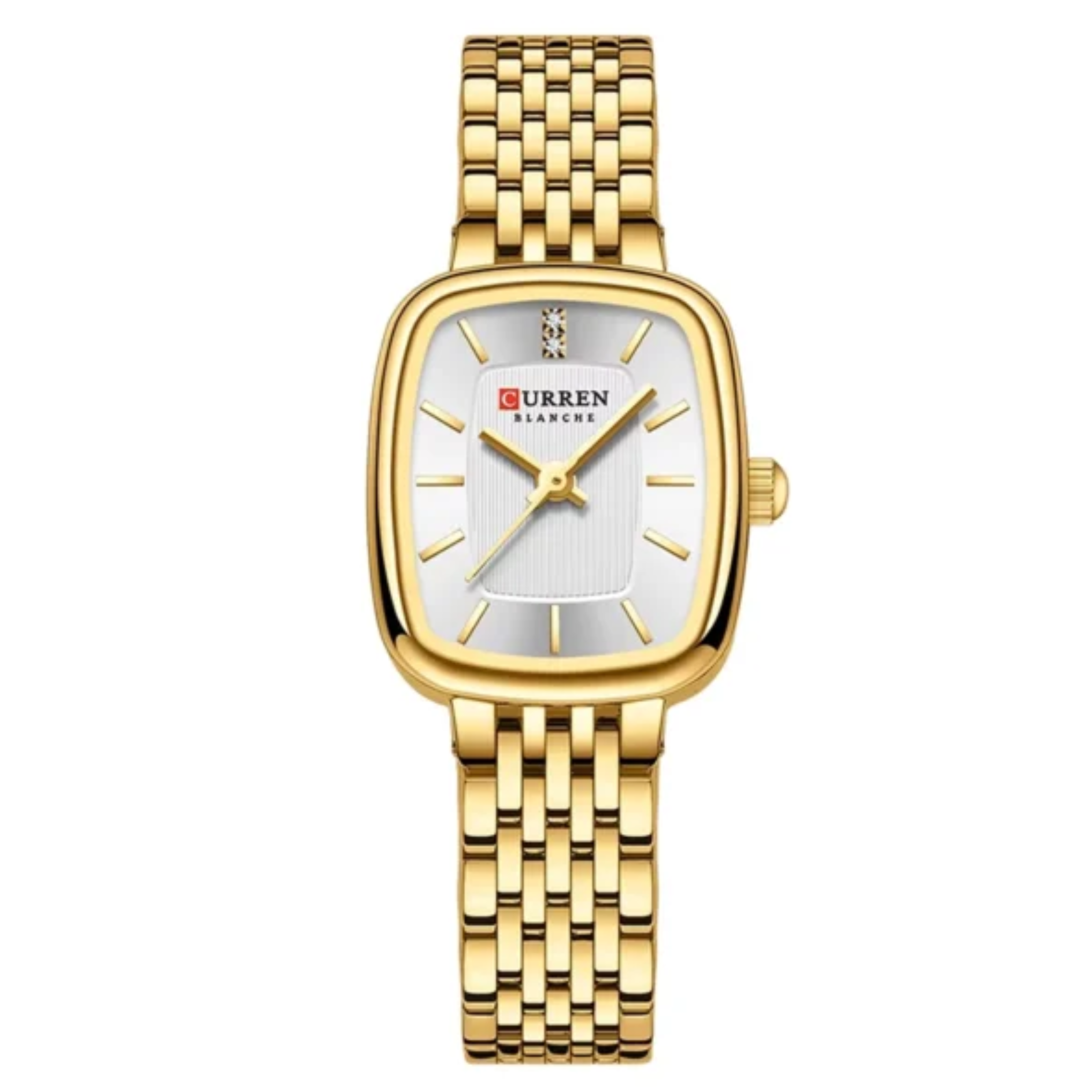 Ivory Luxe ✨ / Steel Watch Gold With White