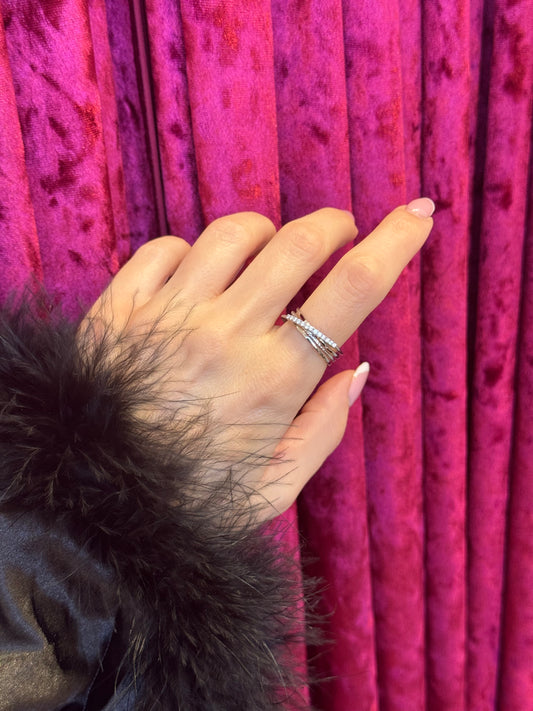 Twirl Stacks-δαχτυλίδι stainless steel