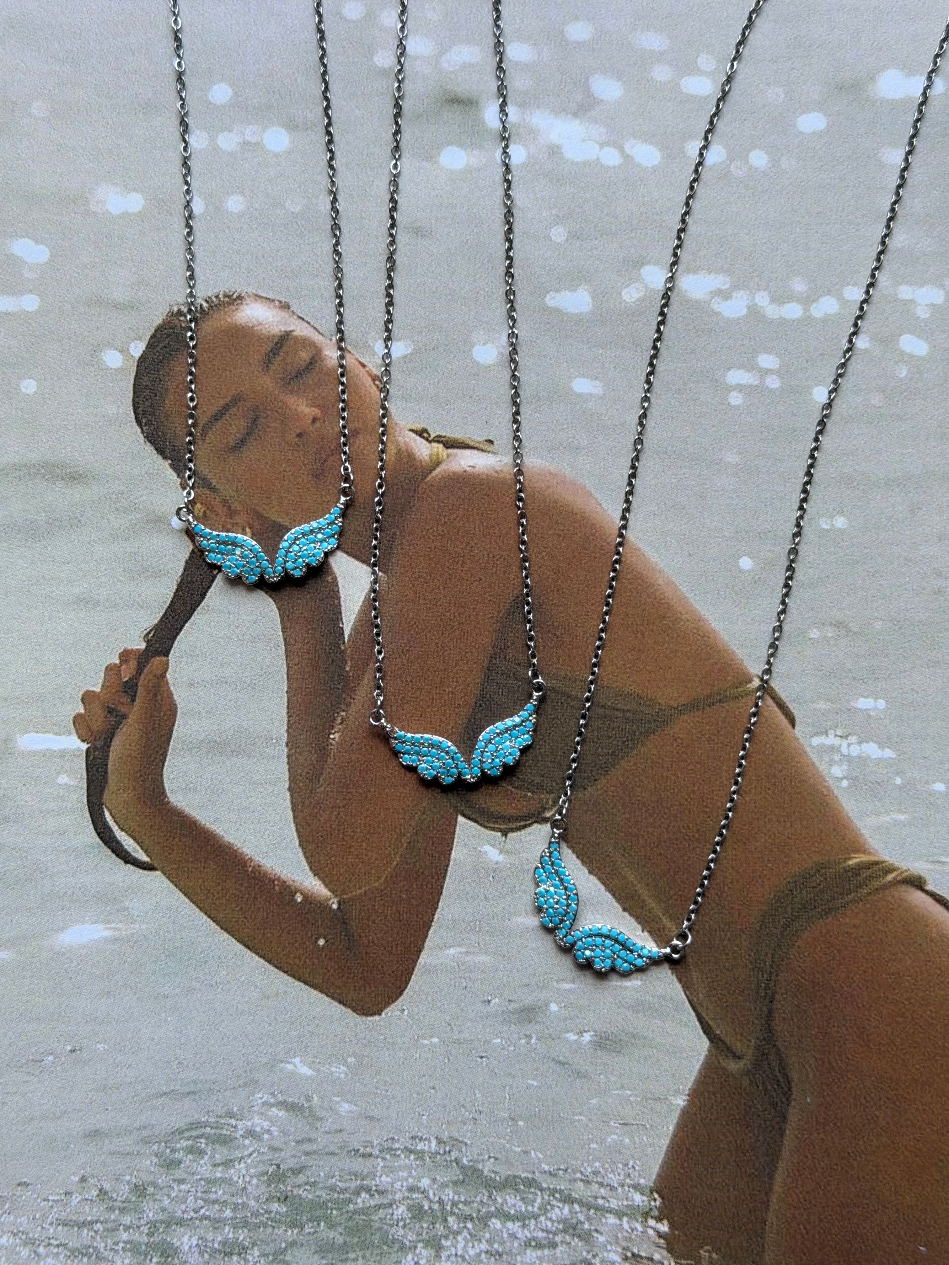 HEAVENLY BLUE WINGS 🧿Ανθεκτικός Ορείχαλκος