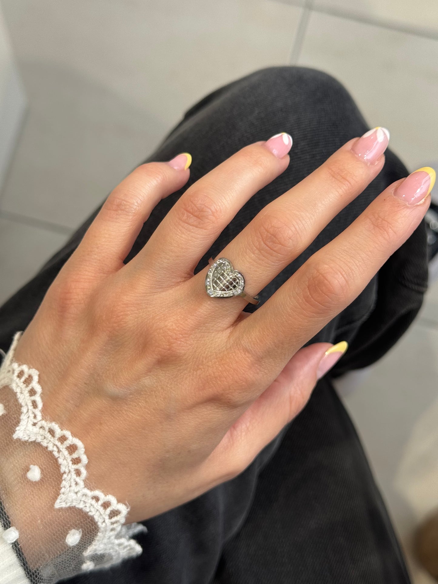 Lattice Love – δαχτυλίδι Stainless Steel