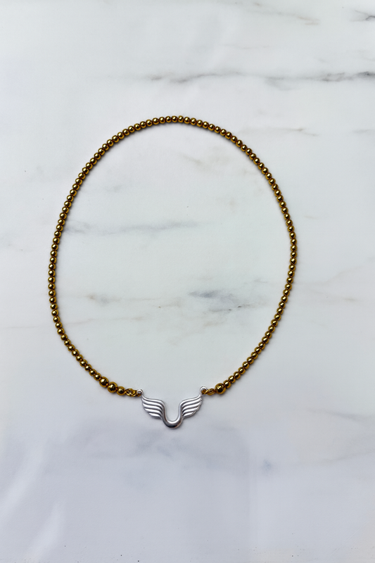 Damon’s Winged Charm χειροποίητα κοσμήματα by Pnoe #VampireDiaries