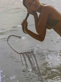 Aegean Cascade – Ατσάλινο Σκουλαρίκι
