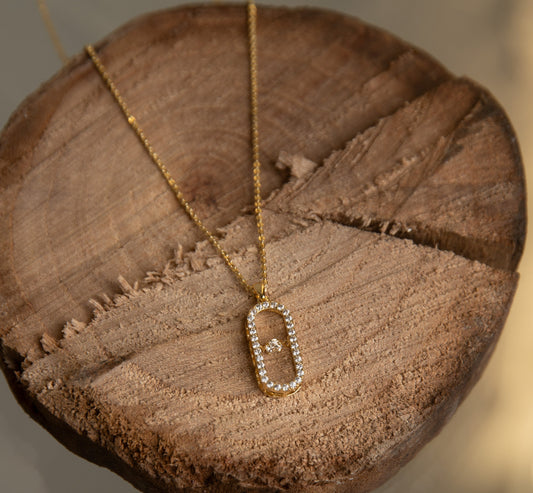 Κολίε  Με Στρας "Χλόη"