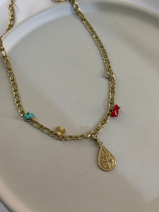 Κωσταντινατο κολιέ με charms
