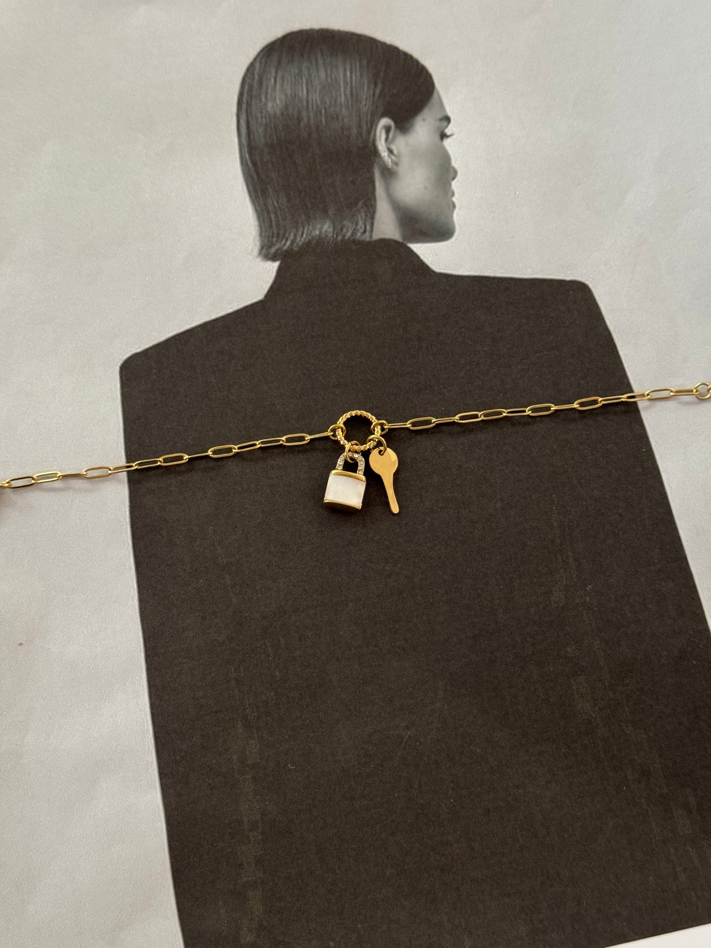 Key to the Heart – βραχιόλι stainless steel