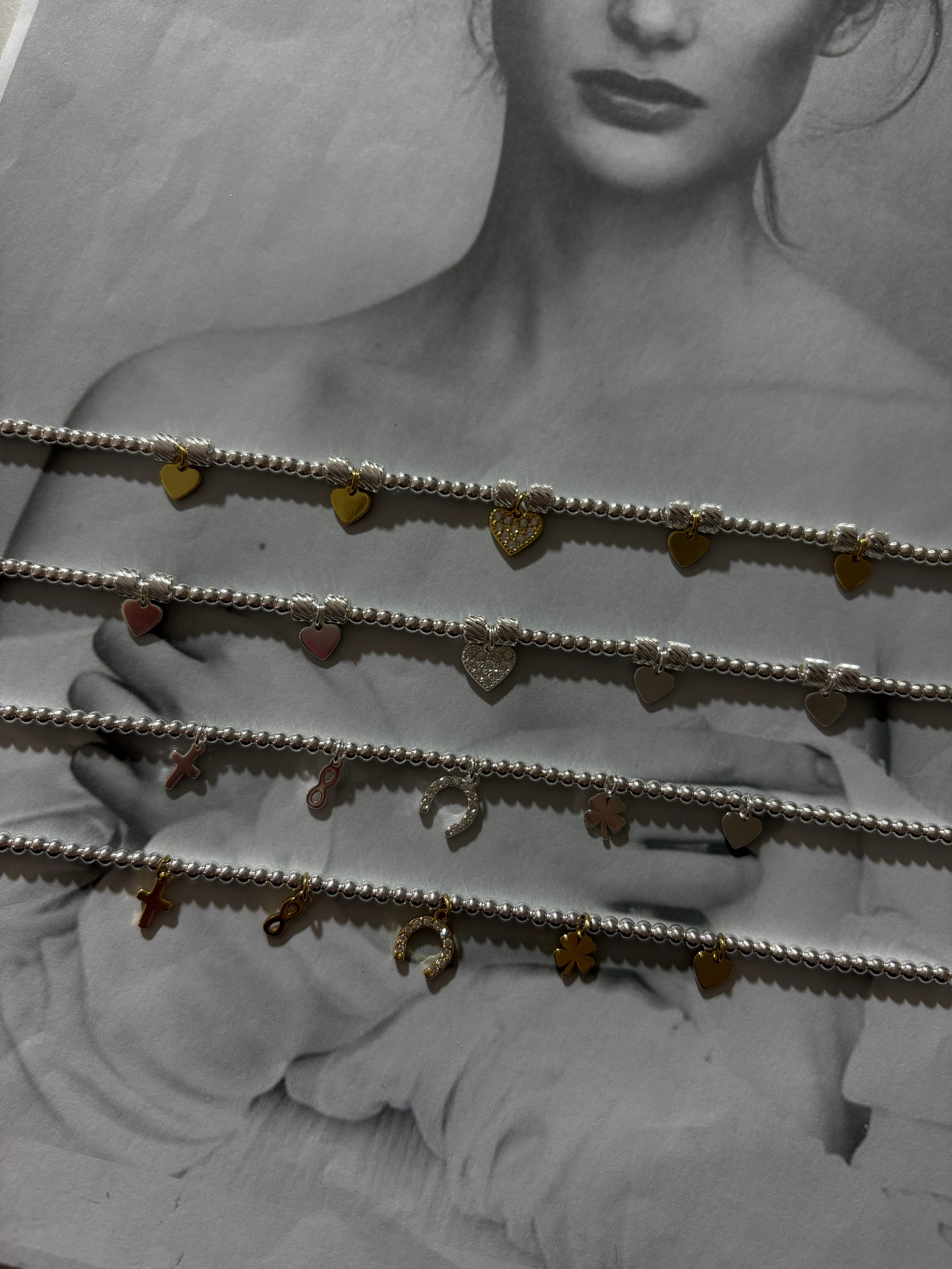 Lucky Charms – Beaded Charm  Ατσάλινο Βραχιόλι STELA'S CHOICHES
