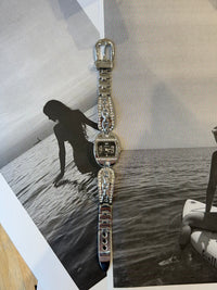 Silver Noir Watch - Ανθεκτικός Ορείχαλκος