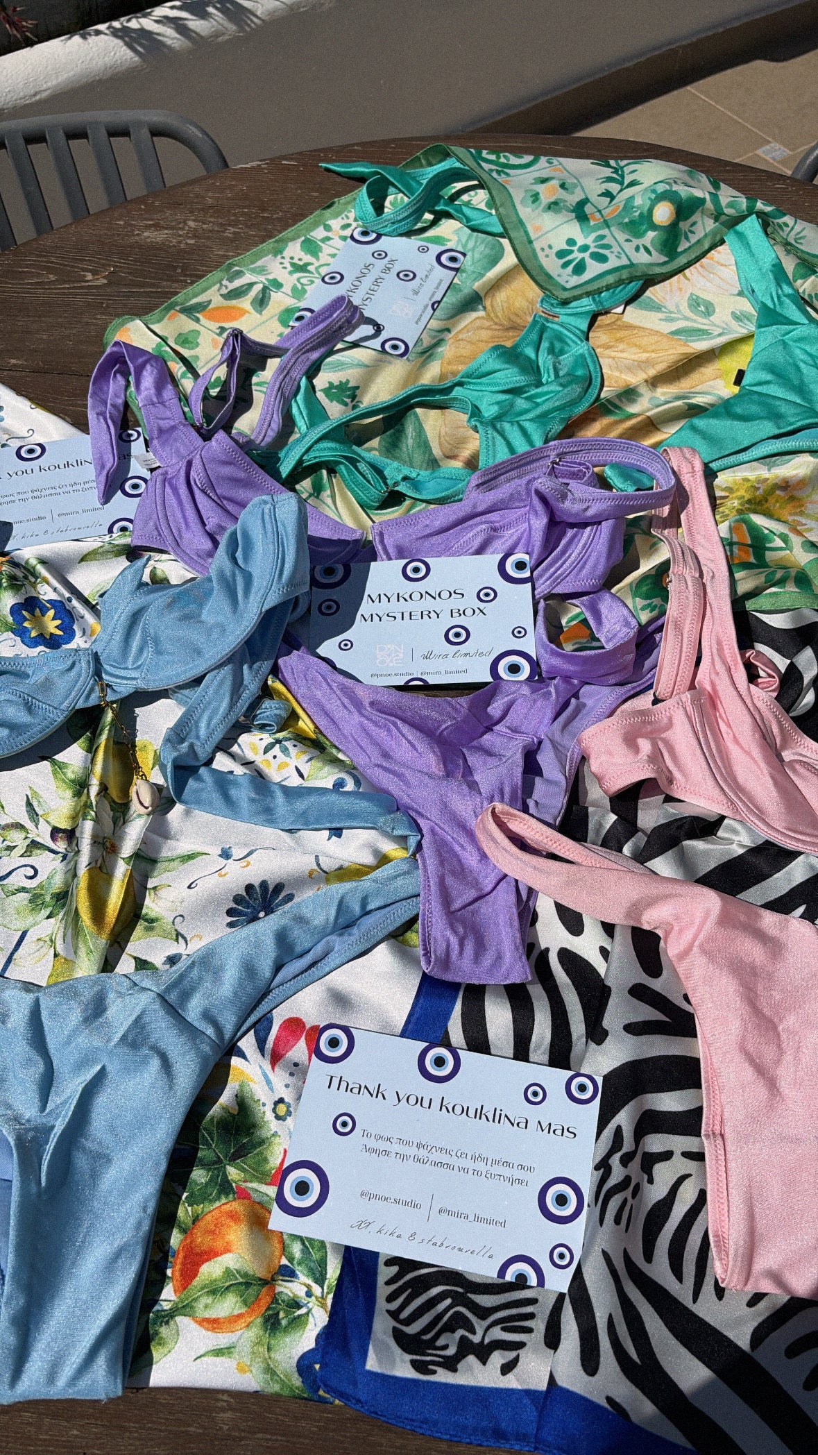 MYKONOS 🧿 MYSTERY BOX MIRA x PNOE
