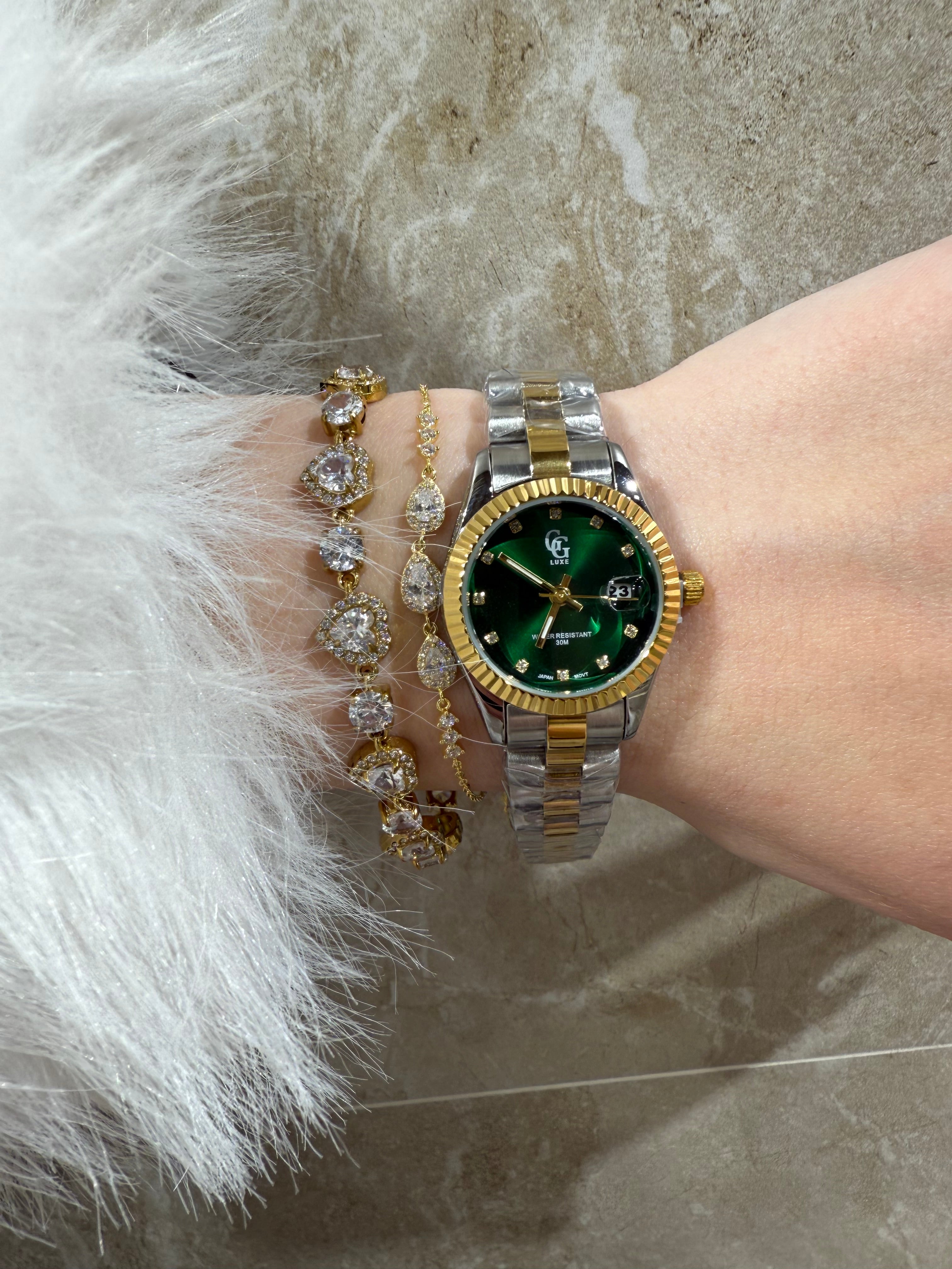Emerald Fairy (μικρό)- ρολόι stainless steel luxury