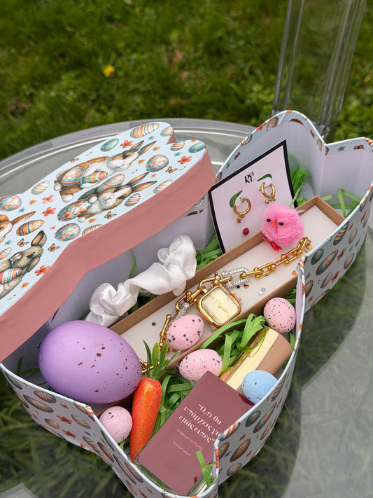 “Golden Bunny Luxe Box” ✨Easter Edition / Αδιάβροχο ρολόι
