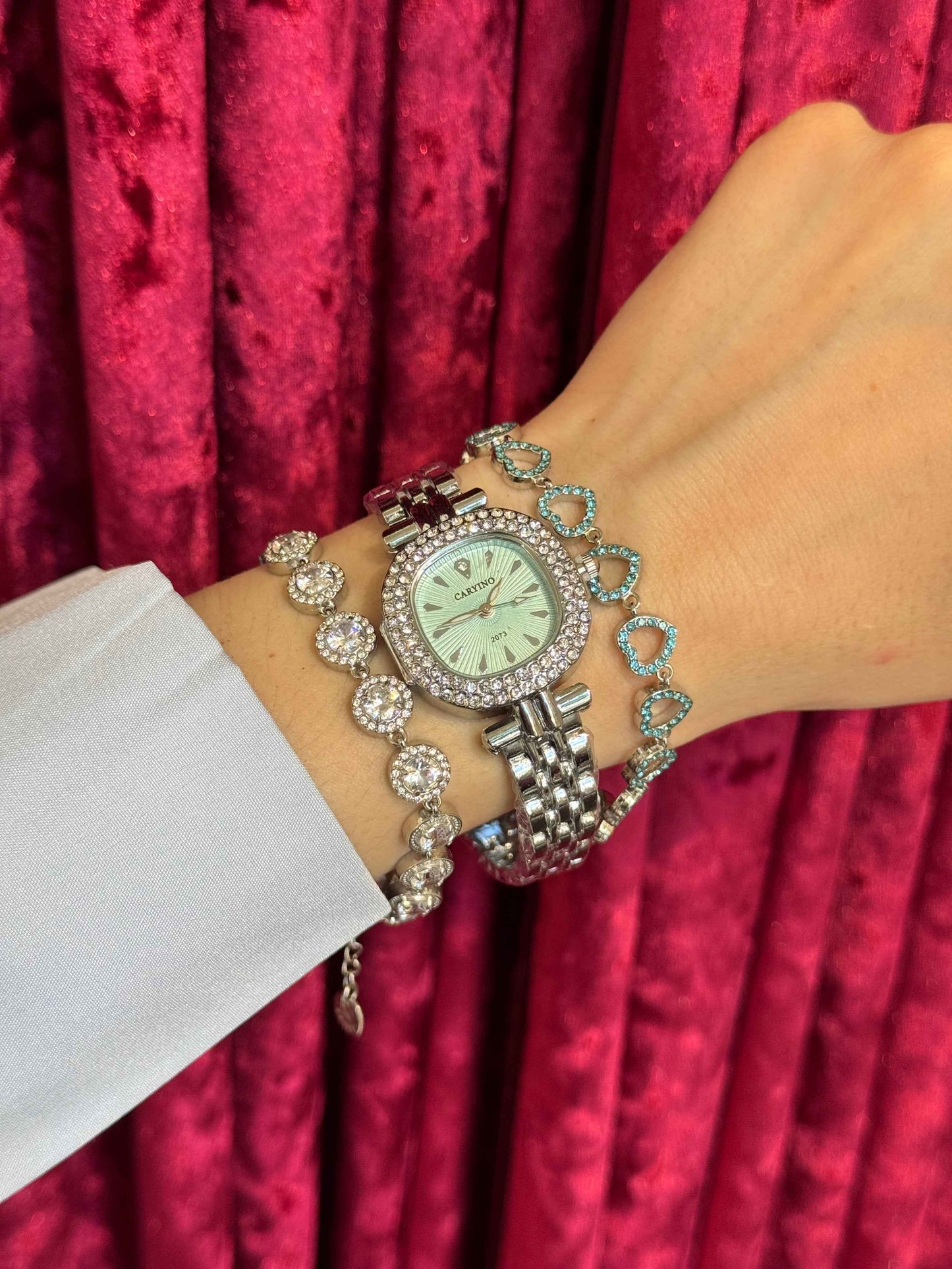 Diamond Halo Silver – Ρολόι Stainless Steel