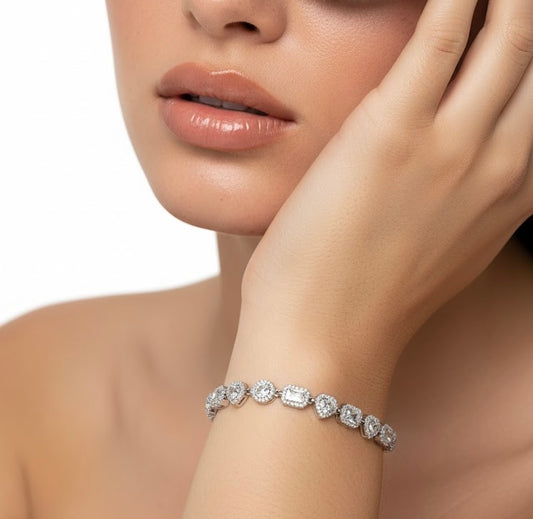 Radiant Royale silver– βραχιόλι stainless steel