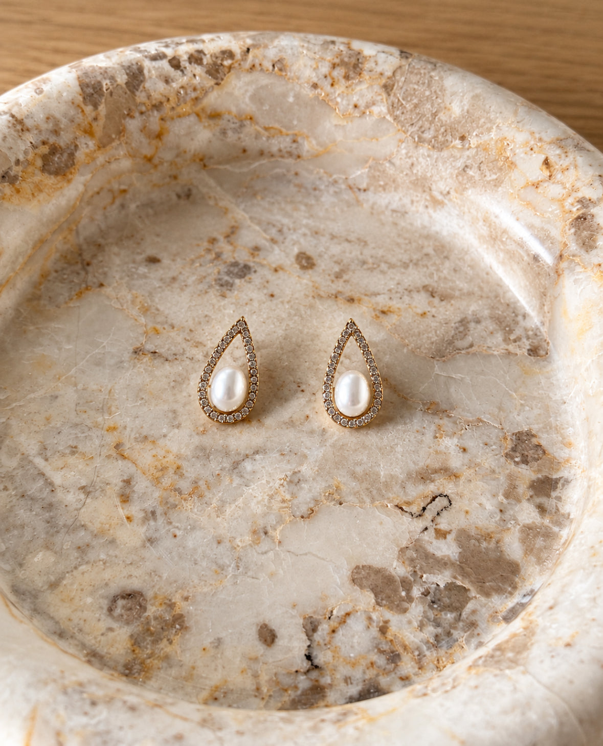 Cupid pear – stainless steel σκουλαρίκια