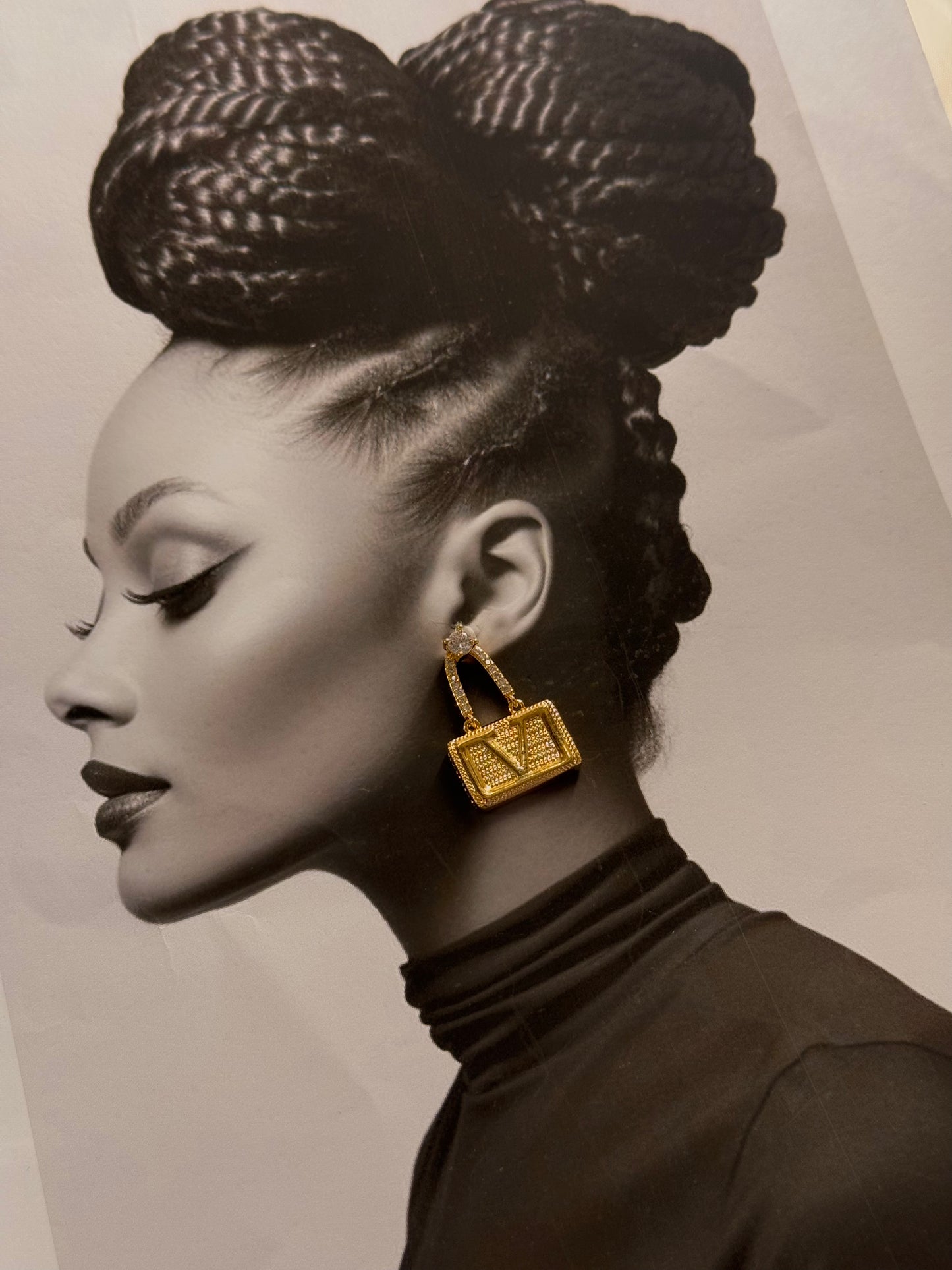 Frame Drops– σκουλαρίκια από ανθεκτικό ορείχαλκο