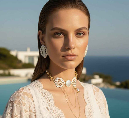 Aegean Bloom - Χειροποίητο Κολιέ (Διαθέσιμο με Προπαραγγελία)