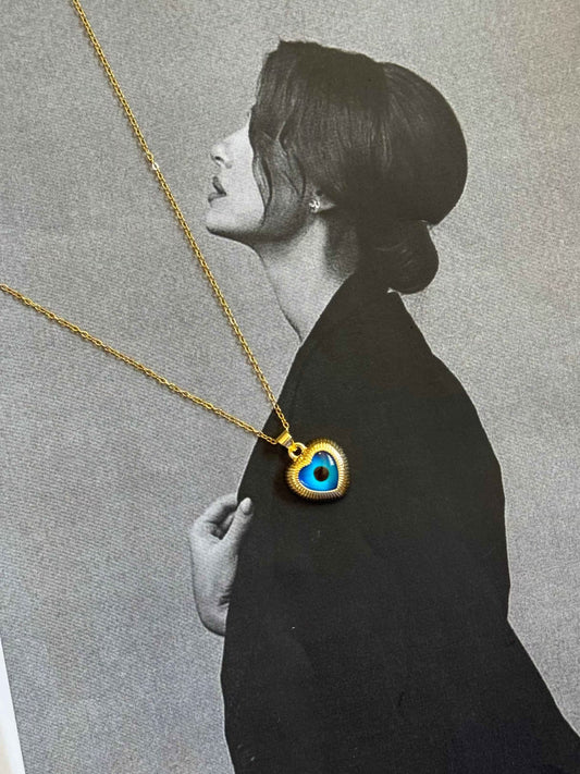Amour Eye - κολιέ Stainless Steel