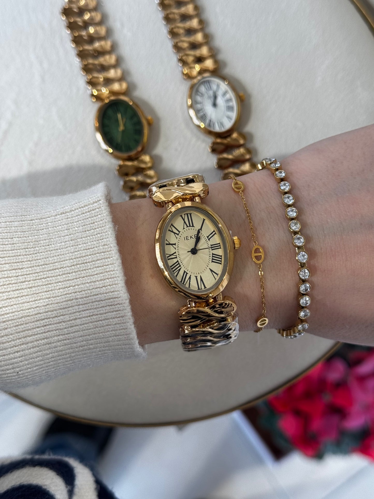 DUBAI– αδιάβροχο ρολόι premium stainless steel