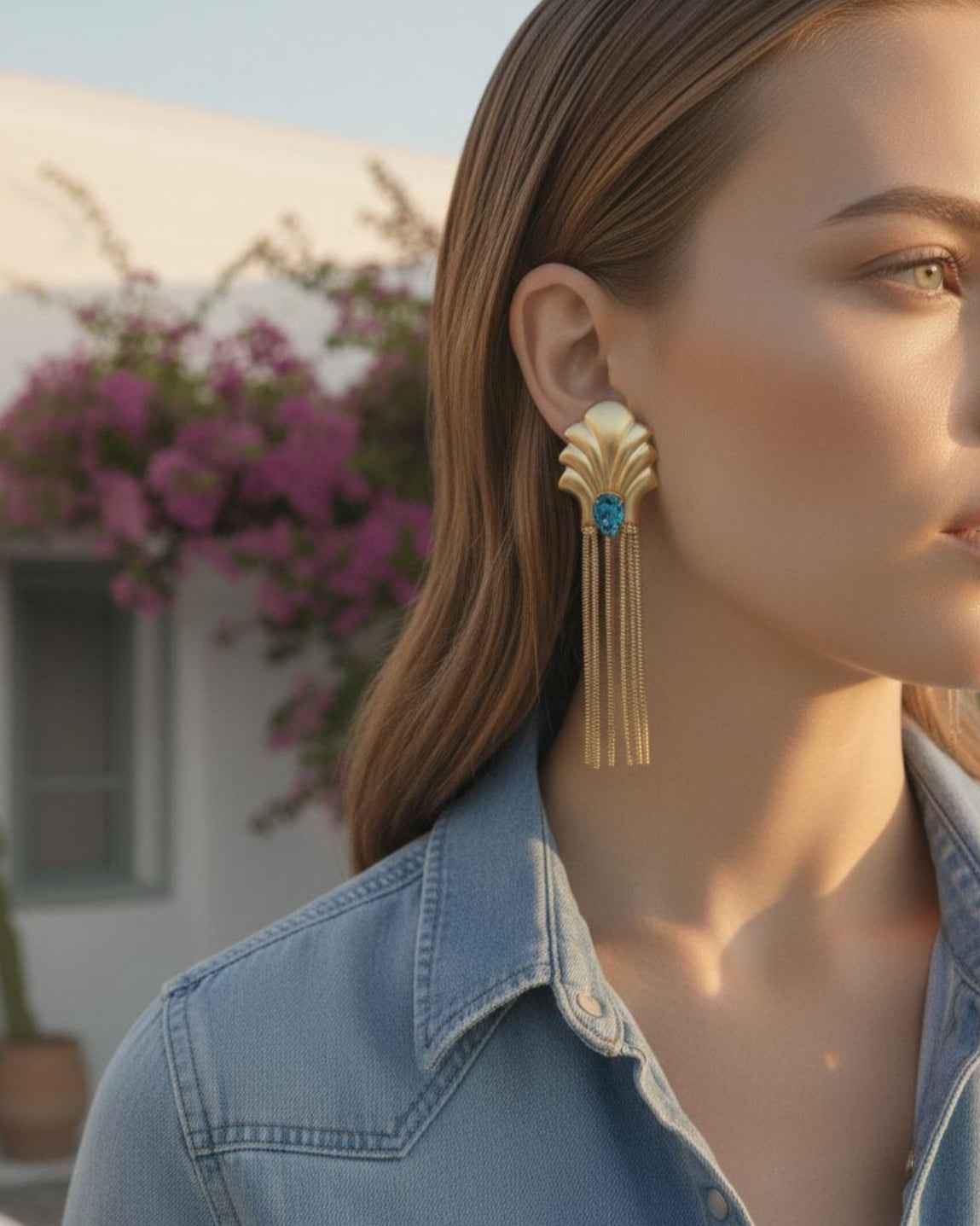 Zante Fringe - Χειροποίητα Σκουλαρίκια (Διαθέσιμο με Προπαραγγελία)