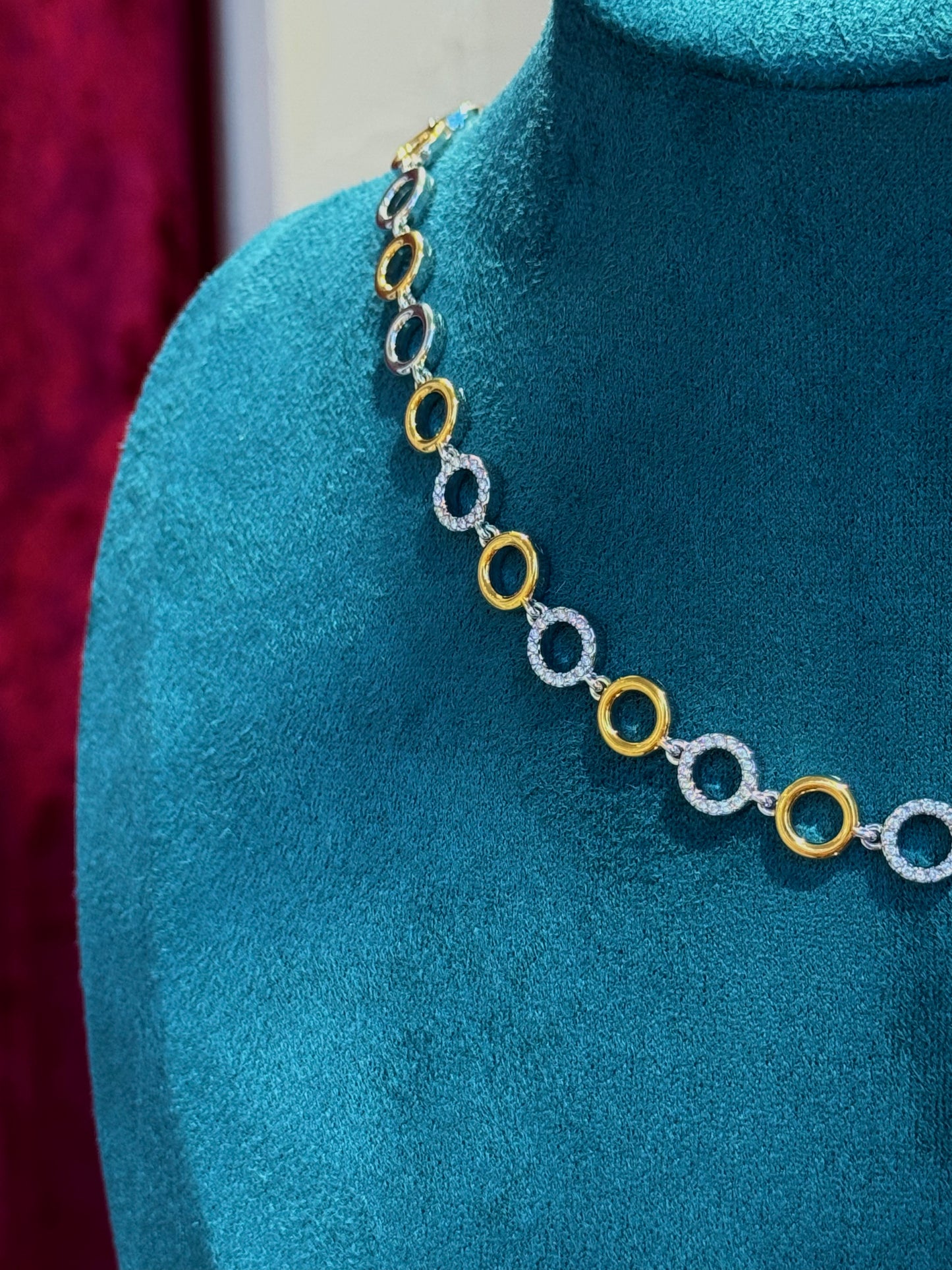 Eclipse Halo -κολιέ stainless steel