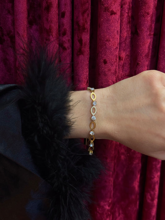 Oval Glow – βραχιόλι stainless steel