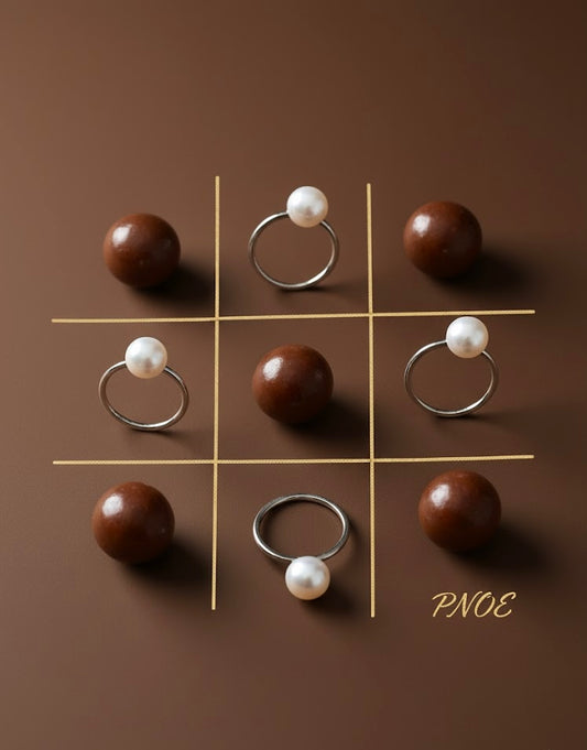 Élise Pearl-δαχτυλίδι stainless steel