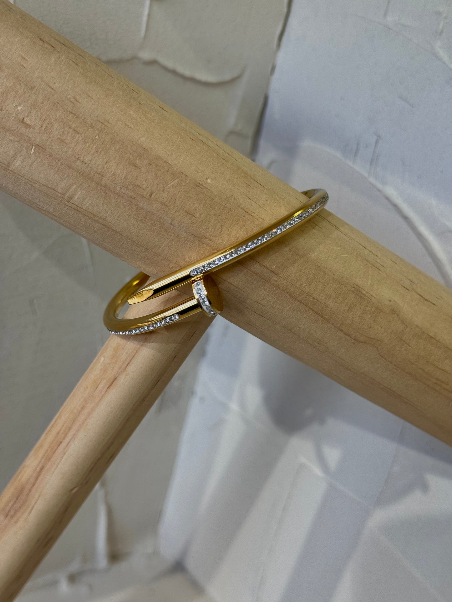 Nail Bangle – Χειροπέδα καρφί Stainless Steel