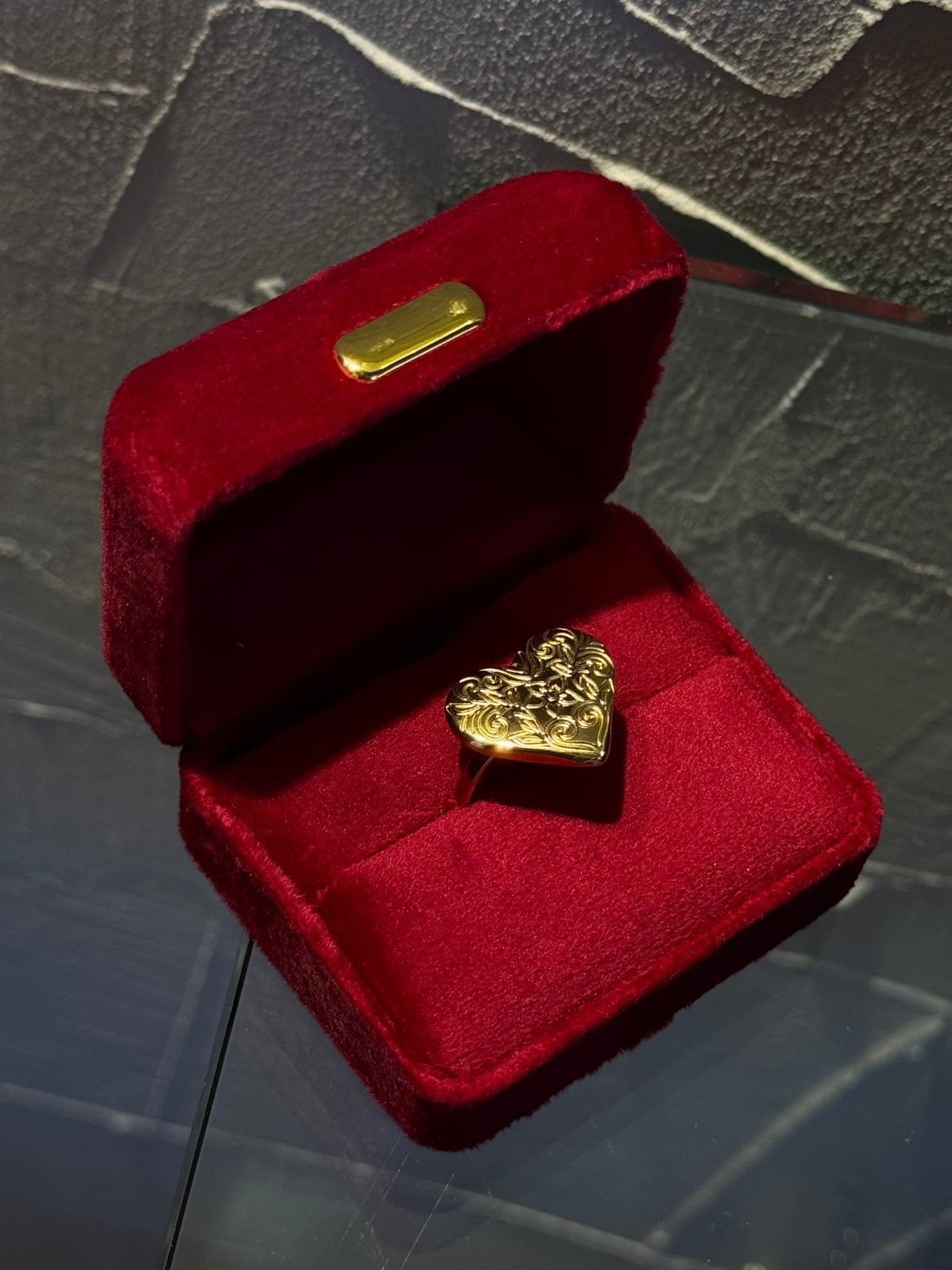 Baroque Heart – δαχτυλίδι stainless steel