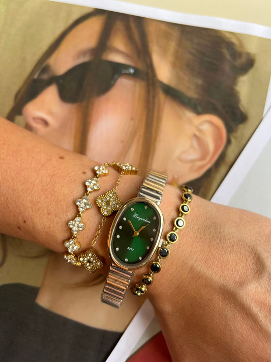 Emerald Whisper dual– Ρολόι Stainless Steel