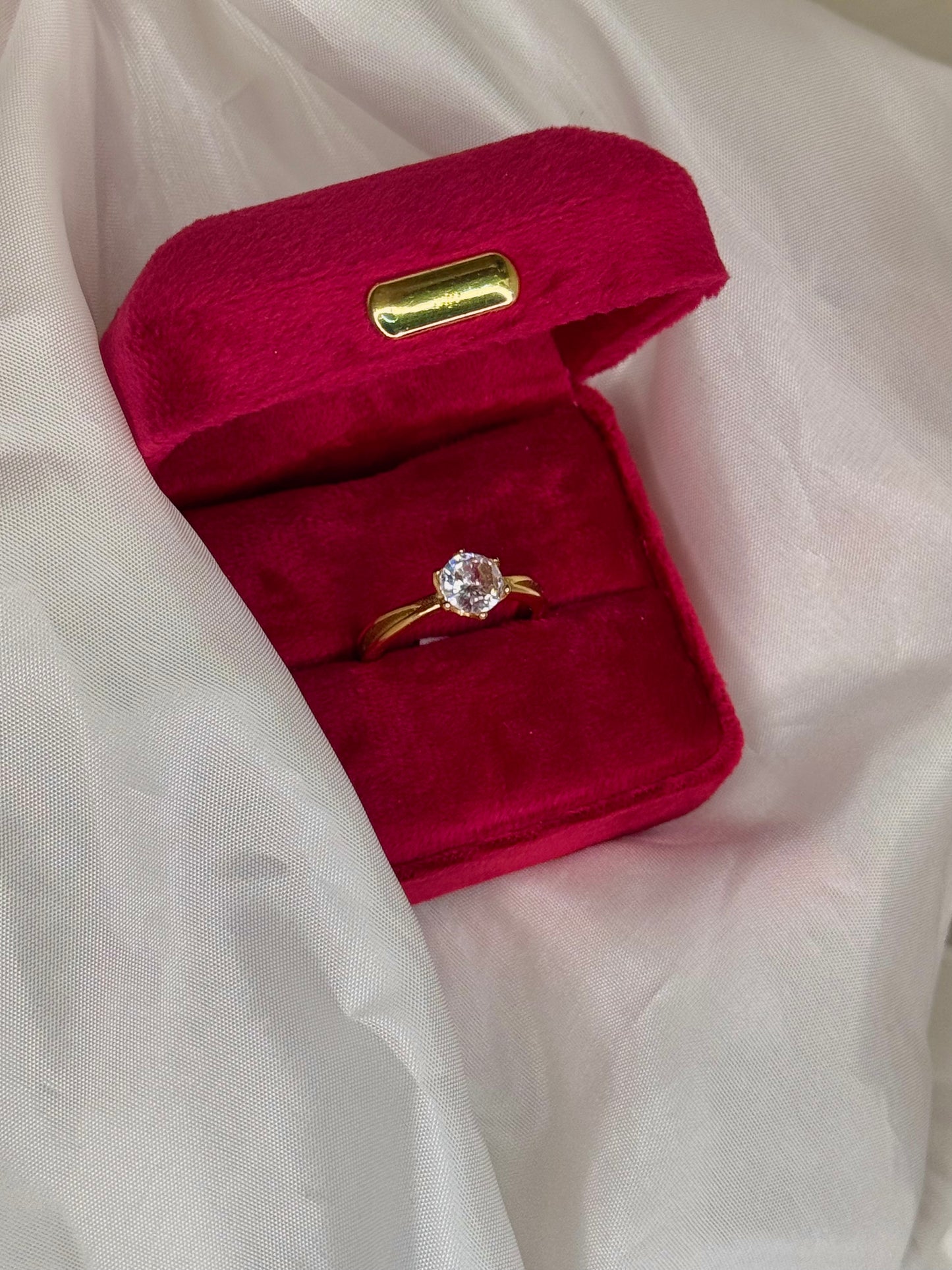 Luna Promise gold– δαχτυλίδι stainless steel