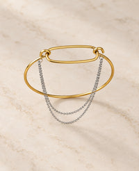 mirabelle drape – stainless steel χειροπέδα