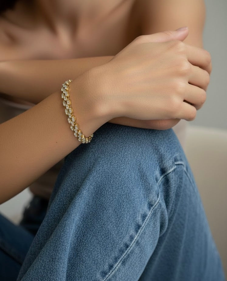 Luxe Leaf – βραχιόλι stainless steel