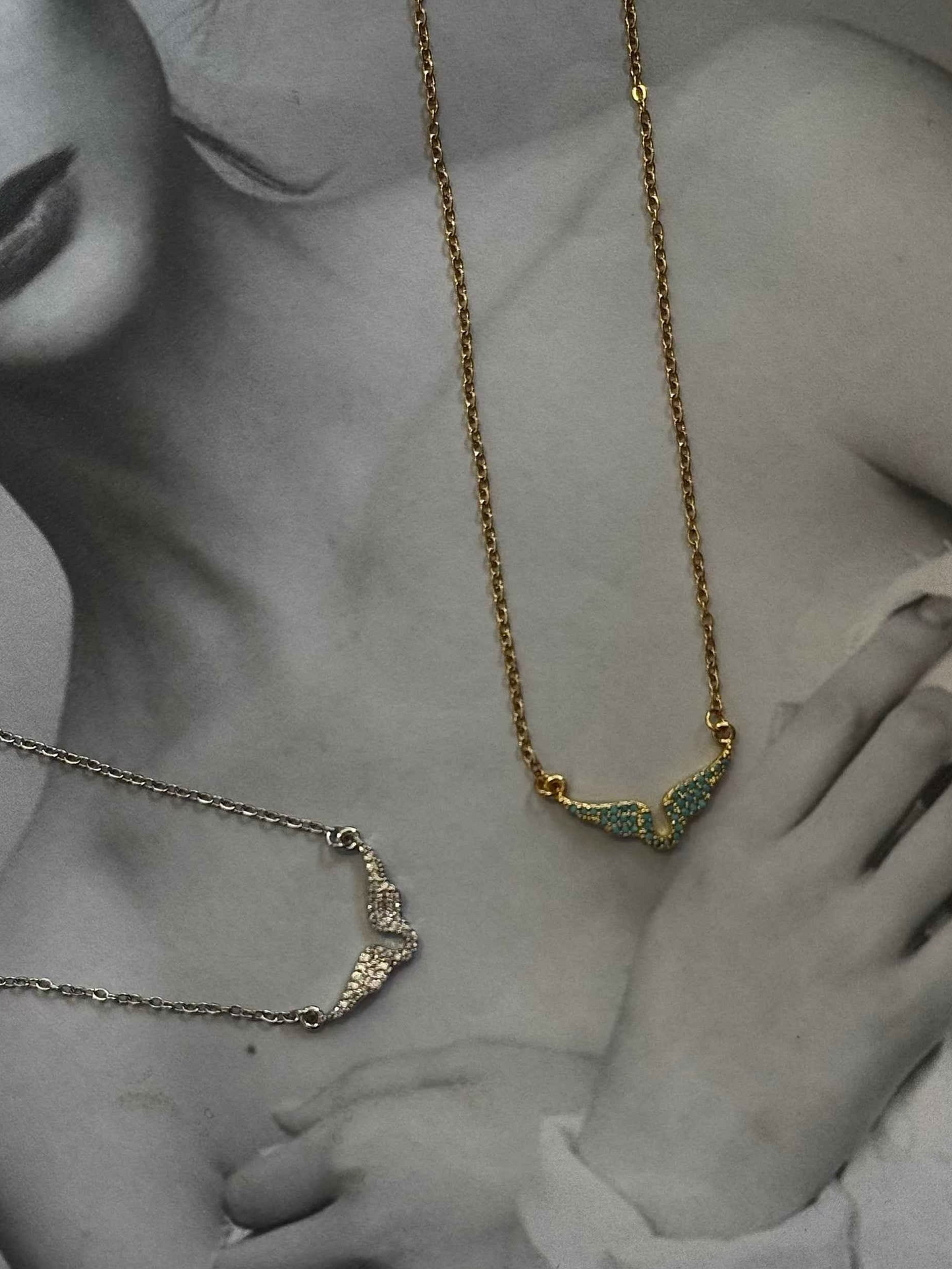 Cherub Wings (μικρά)- κολιέ Stainless Steel