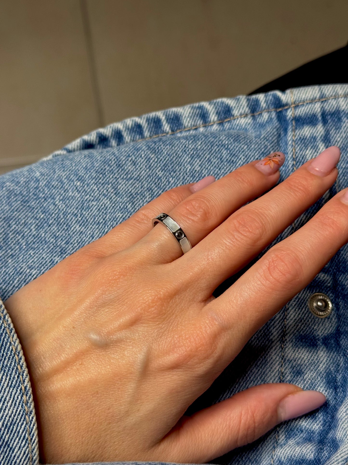 Unity Link silver-δαχτυλίδι stainless steel