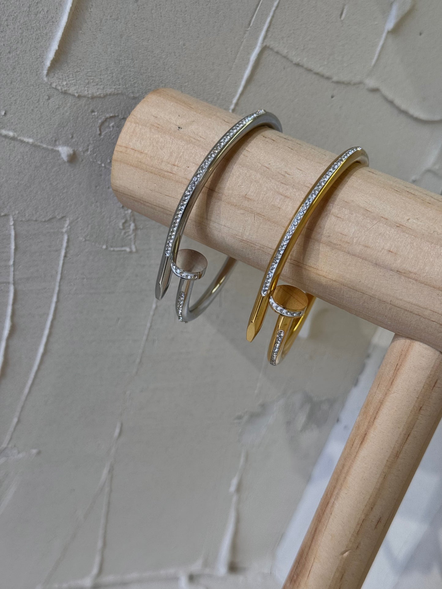 Nail Bangle – Χειροπέδα καρφί Stainless Steel