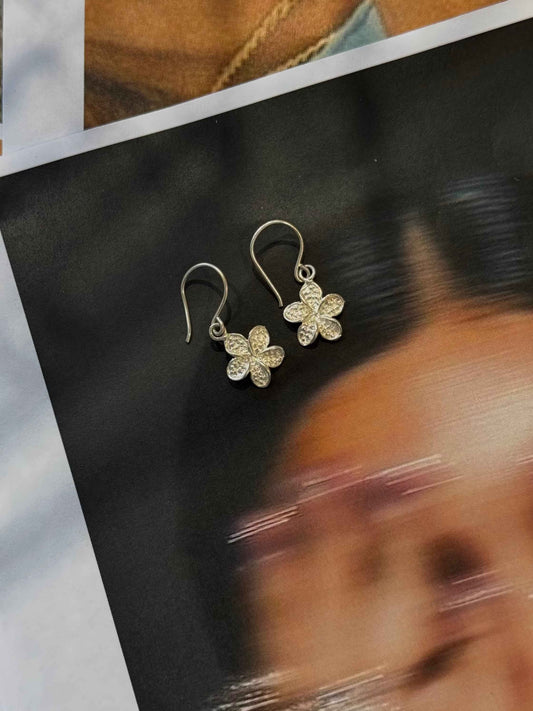 Silver Blossom (μικρά)- Σκουλαρίκια Ασήμι 925