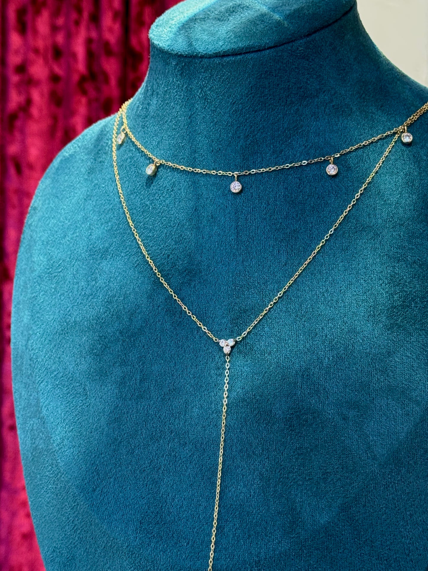 Golden Lariat -κολιέ stainless steel