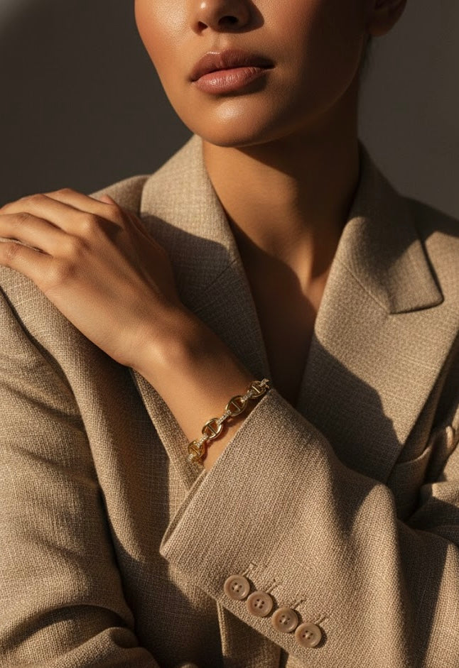 Elite Chain – βραχιόλι ανθεκτικός ορείχαλκος