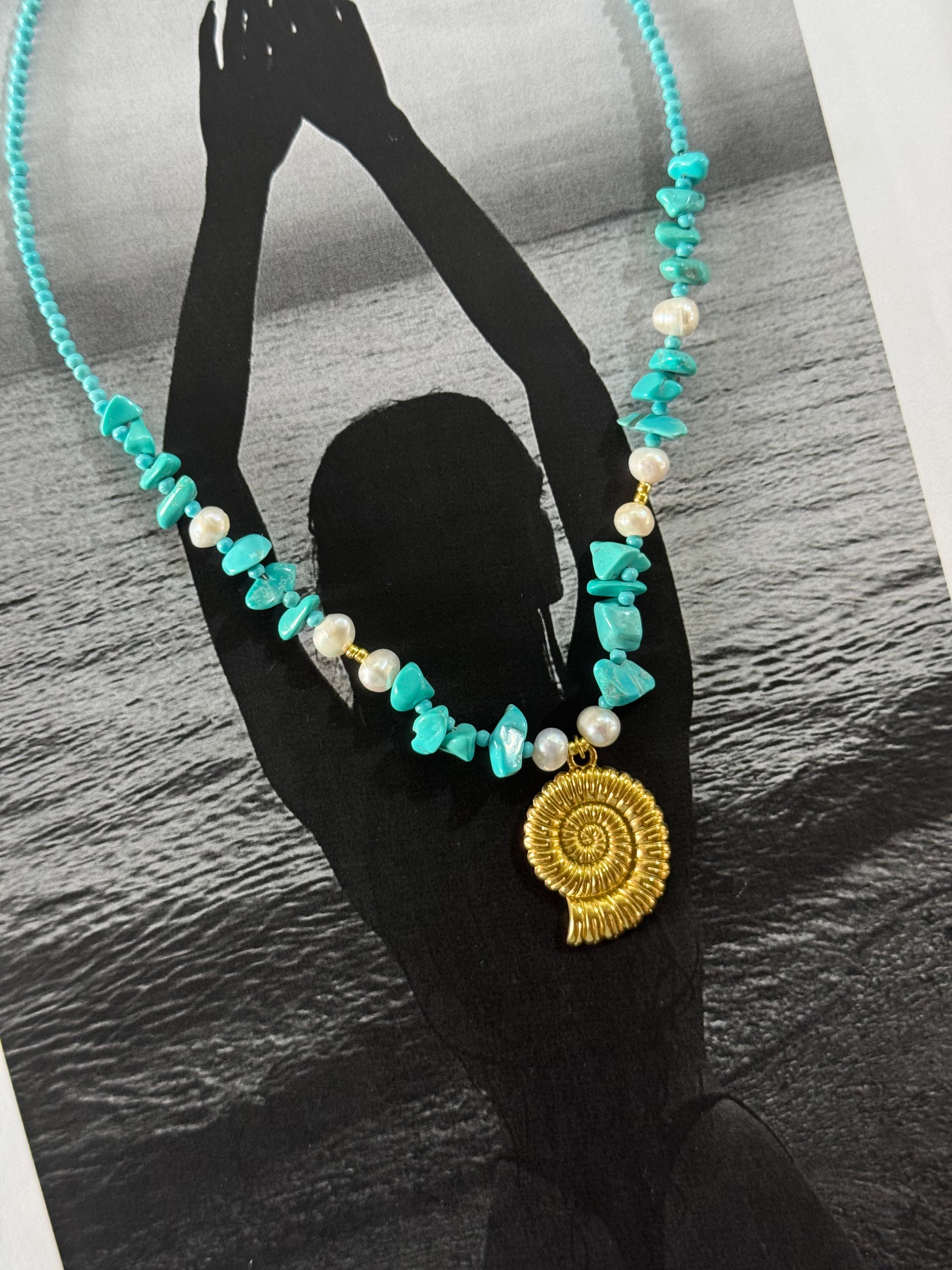 Aegean Ammonite – Κολιέ Stainless Steel