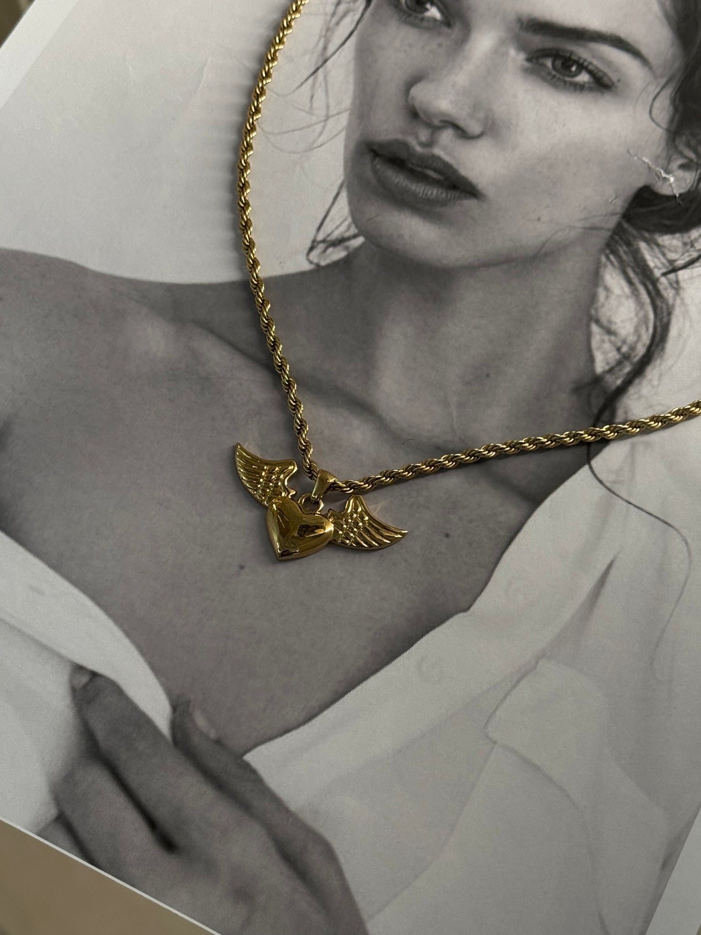 Angel Bond-κολιέ stainless steel