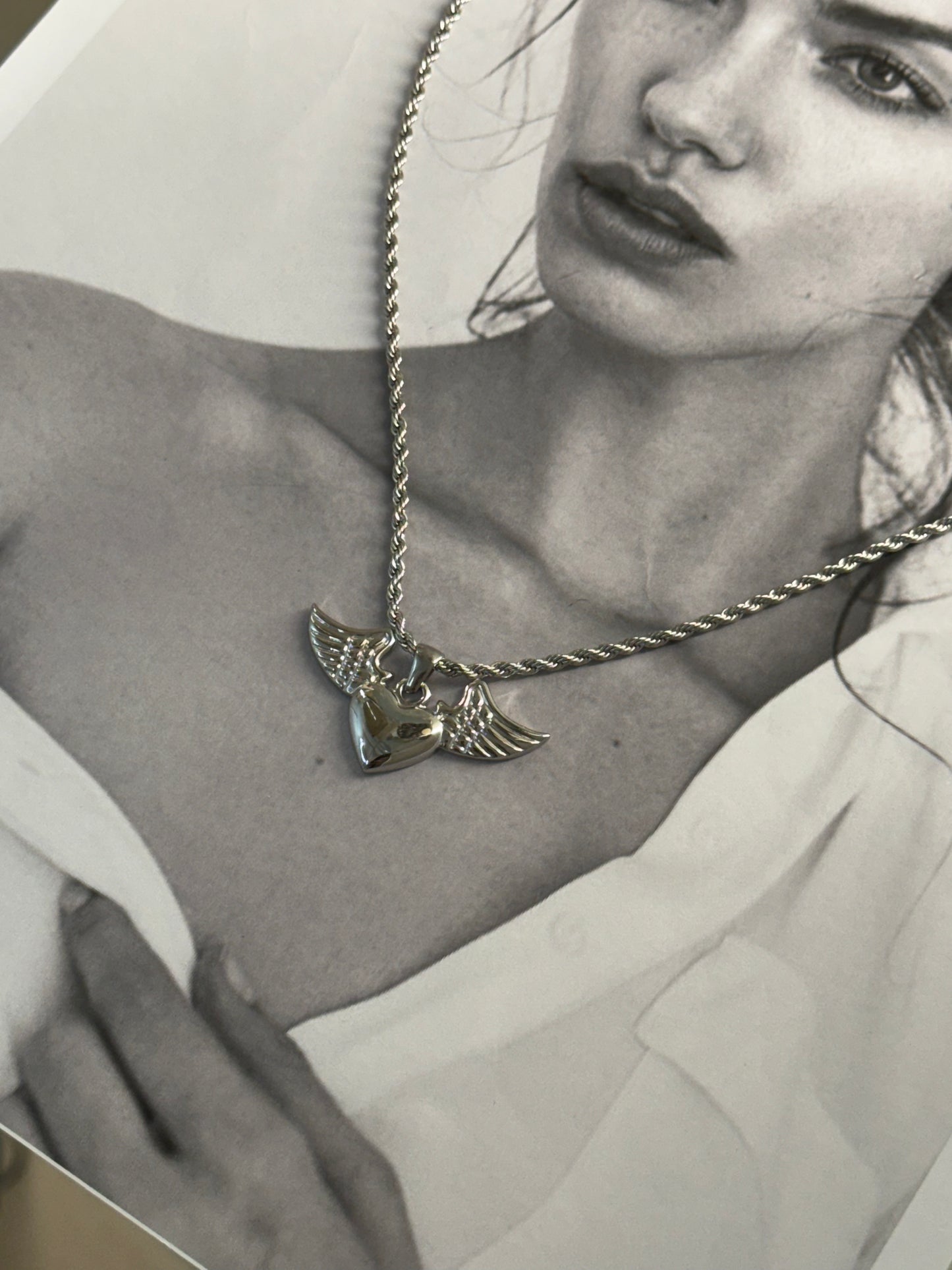 Angel Bond-κολιέ stainless steel