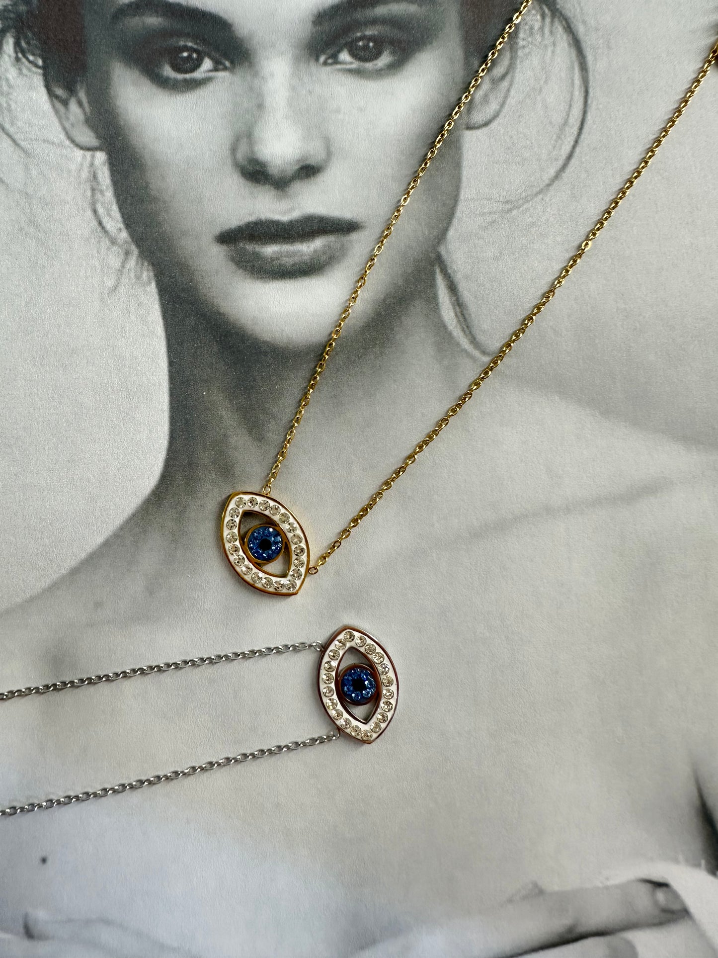 “Lumineye” ατσάλινο κολιέ