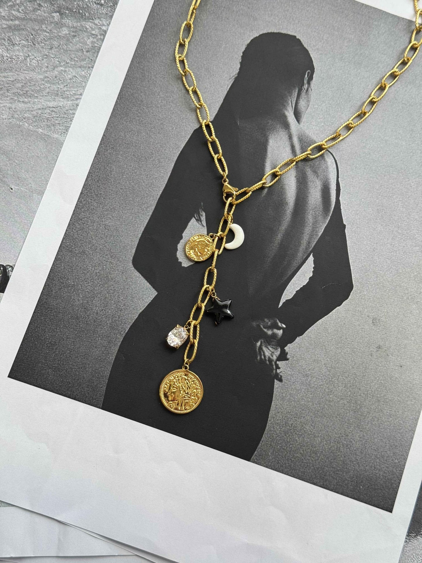 Cosmic Medal – Κολιέ Stainless Steel