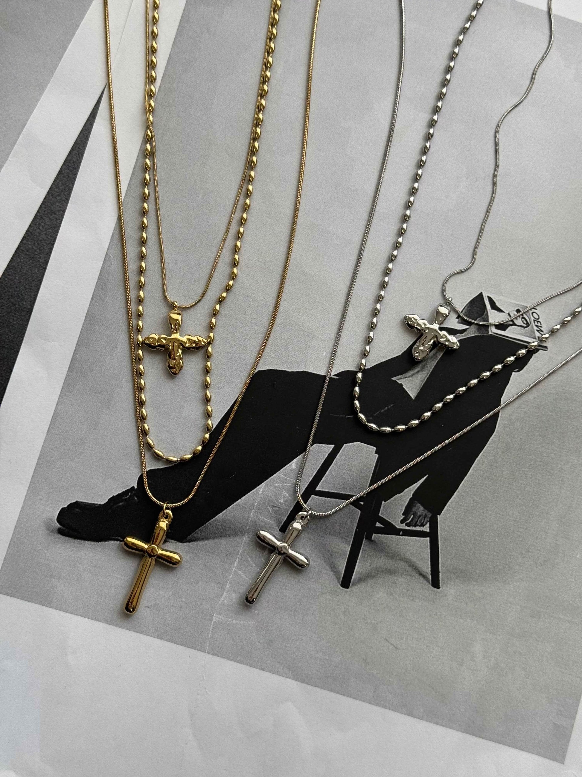 Victoire Cross – Κολιέ Stainless Steel