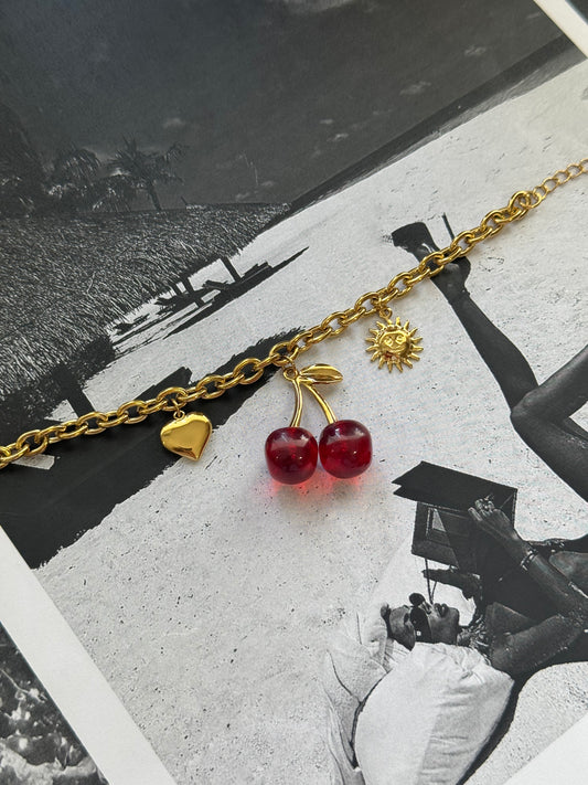 Amélie Cherry – Βραχιόλι Stainless Steel