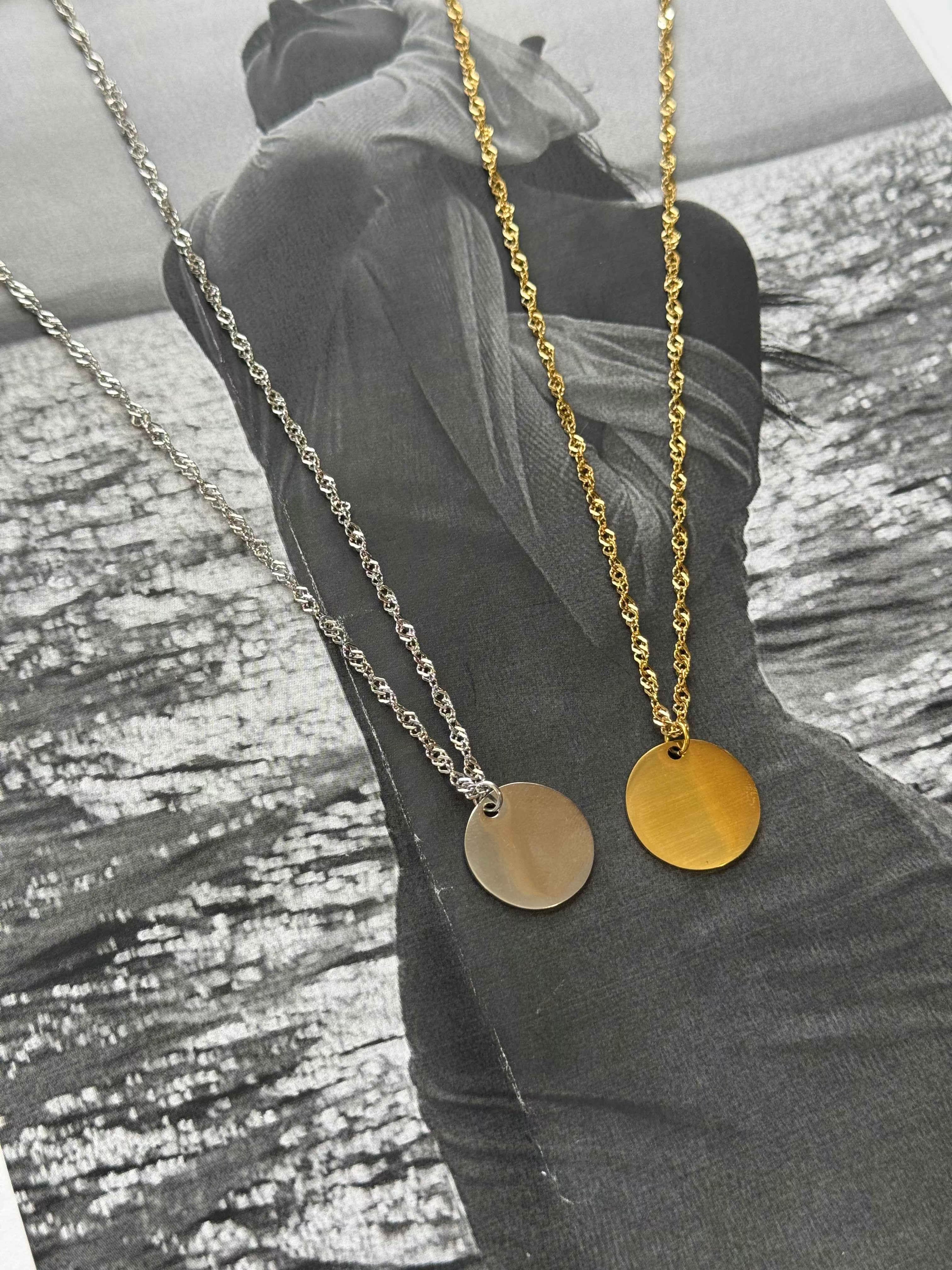 Shimmering Coin – Κολιέ Stainless Steel