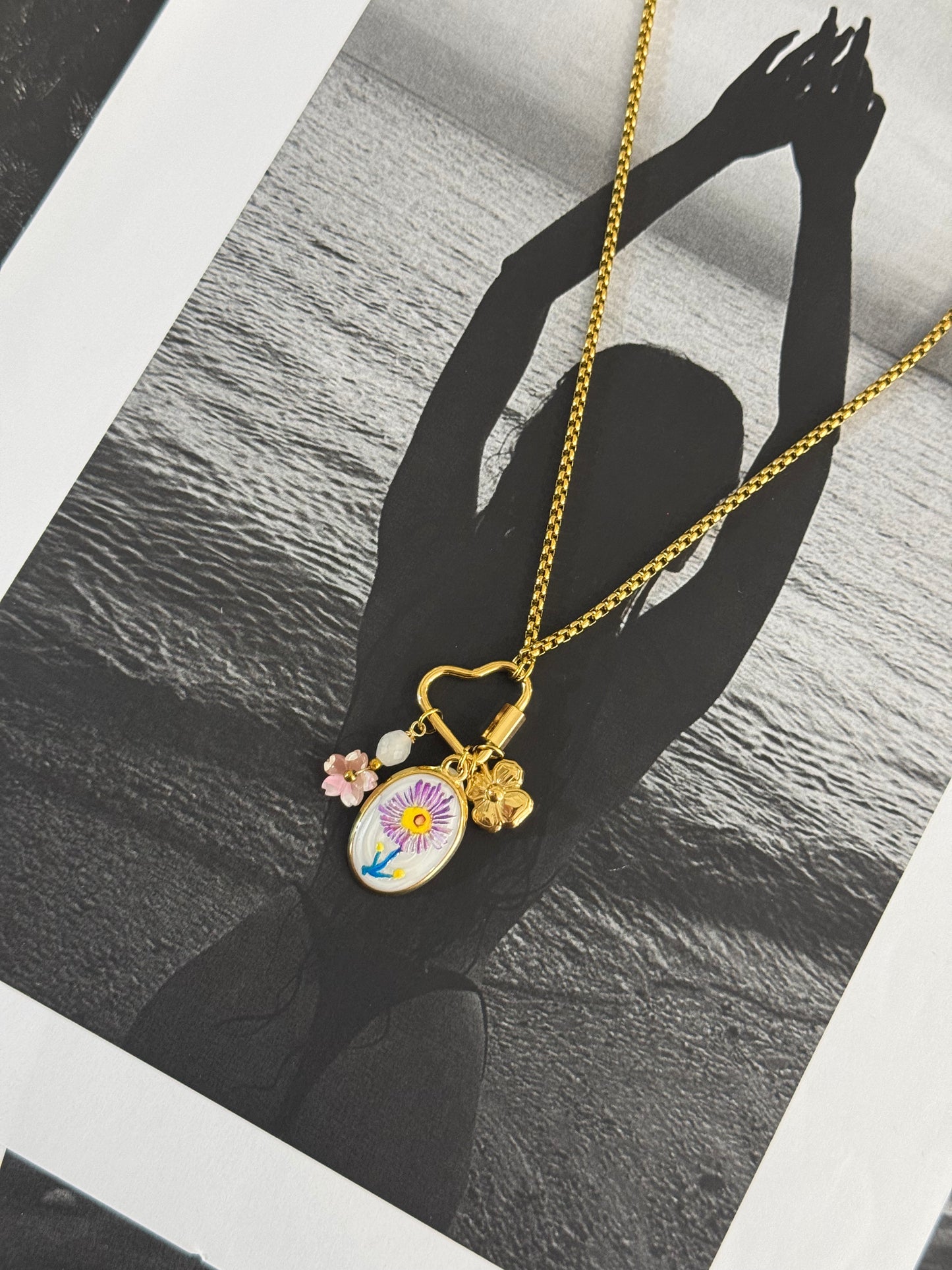 Fleur Romantique – Κολιέ Stainless Steel