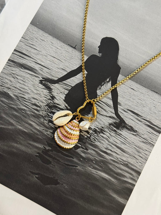 Coquillage Charm – Κολιέ Stainless Steel