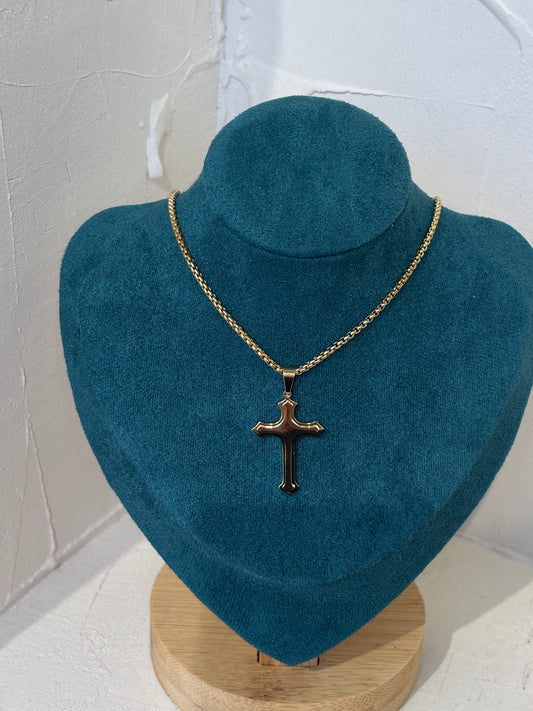 Golden Faith – κολιέ stainless steel