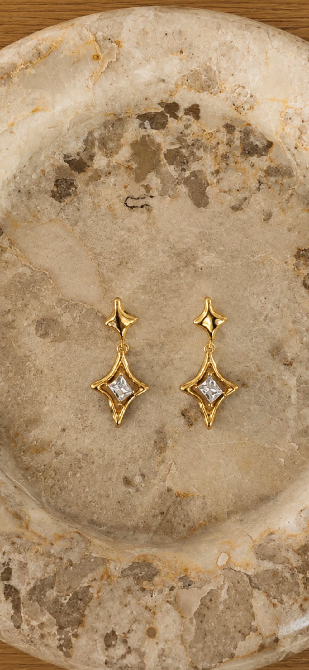 Melia Earrings - Ατσάλινο σκουλαρίκι