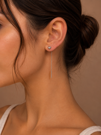 Dainty Heart – Μονά Σκουλαρίκια Stainless Steel